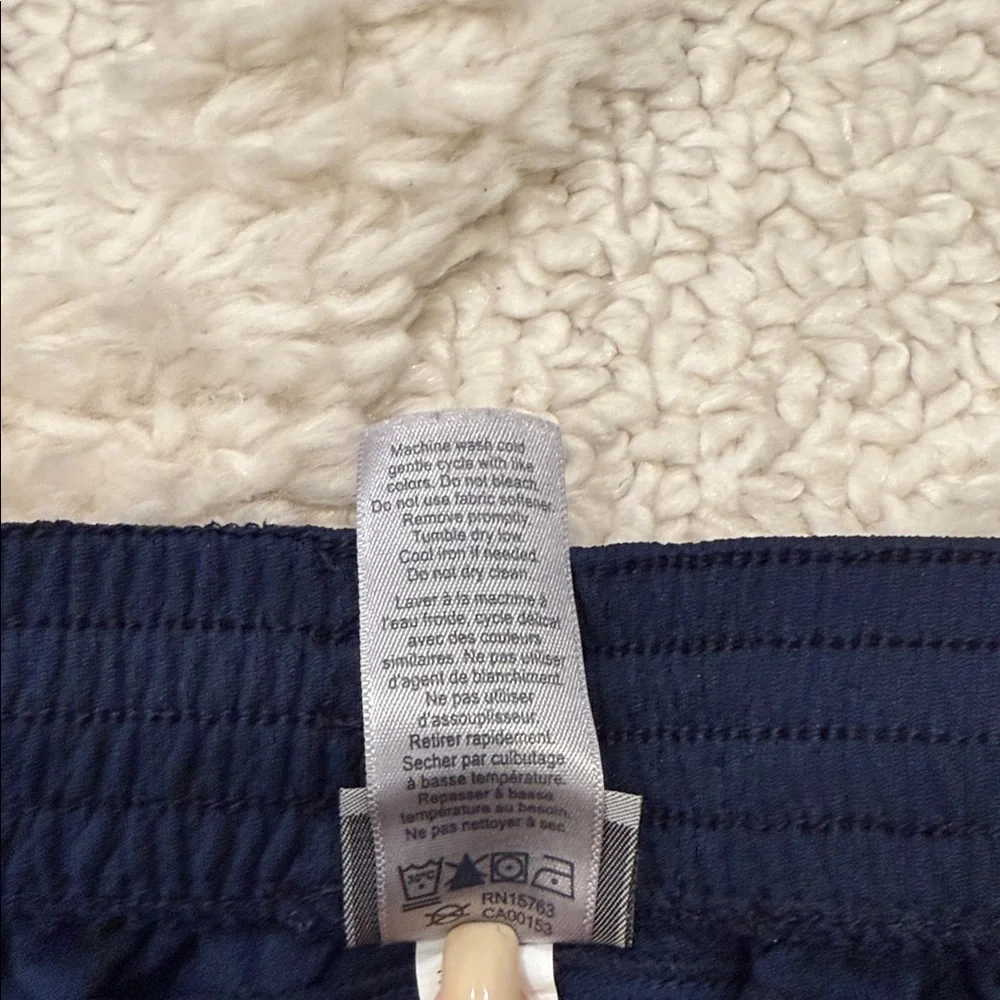 Champion Navy and White Athletic Shorts